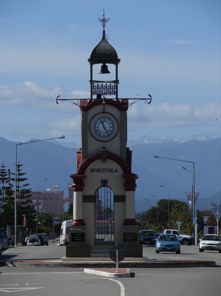 Hokitika -- der "Stadtturm"