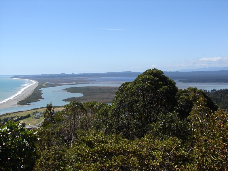Okarito River und Lagoon